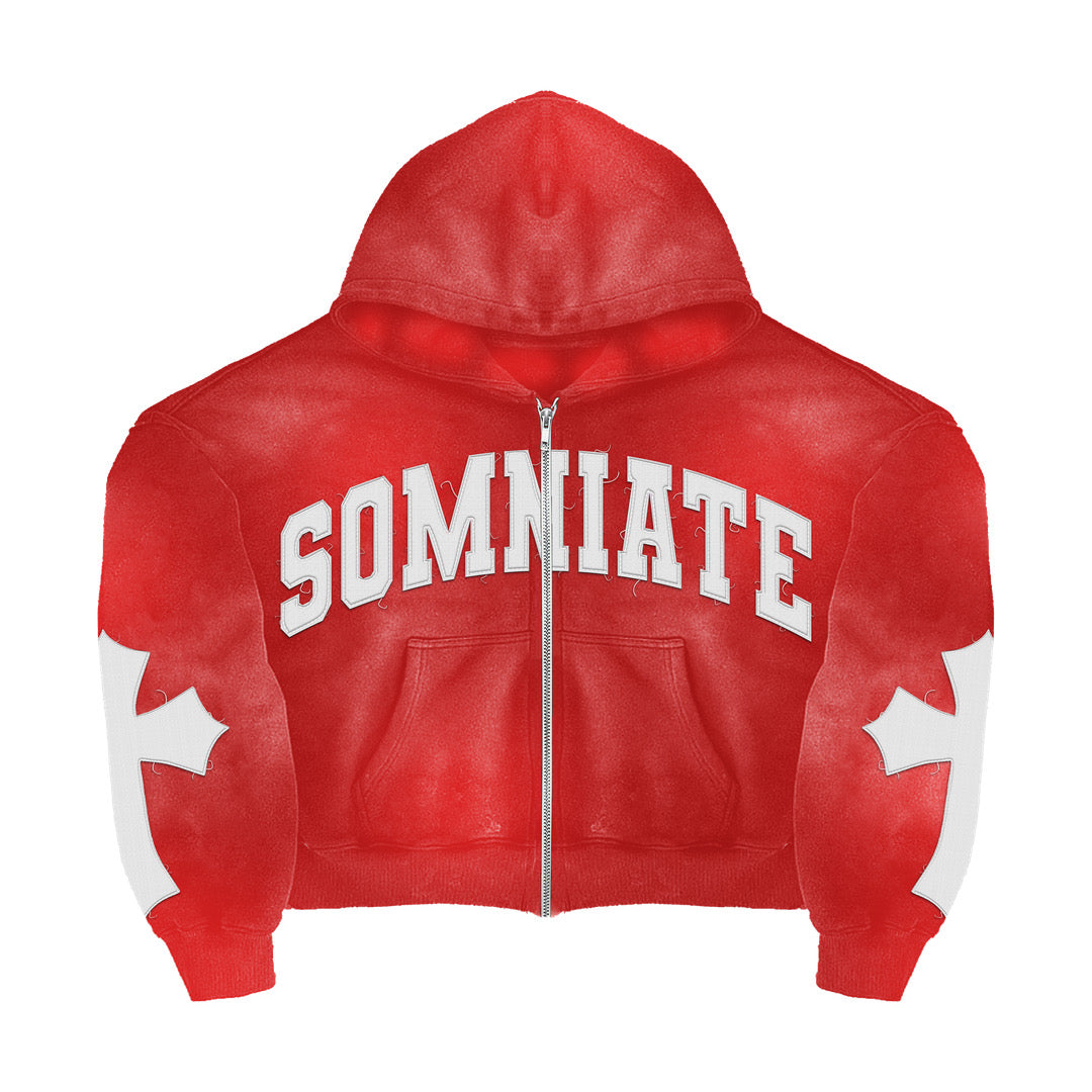 Red Somniate Zip Up